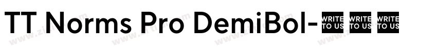 TT Norms Pro DemiBol字体转换